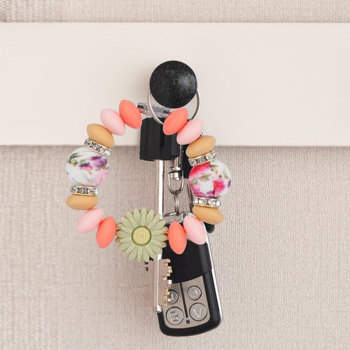 Dannir Cup Charm Beaded Making Kit, Tumbler Accessories, Keychain, Handbags Decoration Charms, Silicone Crafts for Stanley Water Bottle Art Set with Football