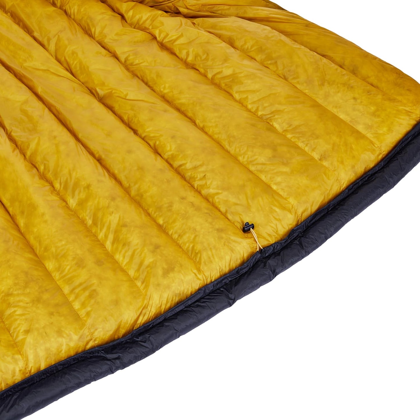 Featherstone Moondance 25 850 Fill Power Down Top Quilt Mummy Sleeping Bag Alternative for Ultralight Backpacking Camping and Thru-Hiking Color: Grey/Marigold Size: Regular/Regular