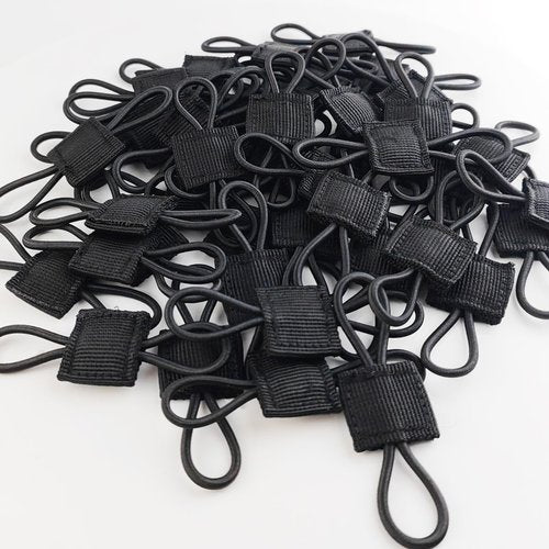GXXMEI 20PCS Tactical Gear Holder Clip Molle Web Retainer Elastic Binding Ribbon Buckle for Tactical Backpacks Molle Bags