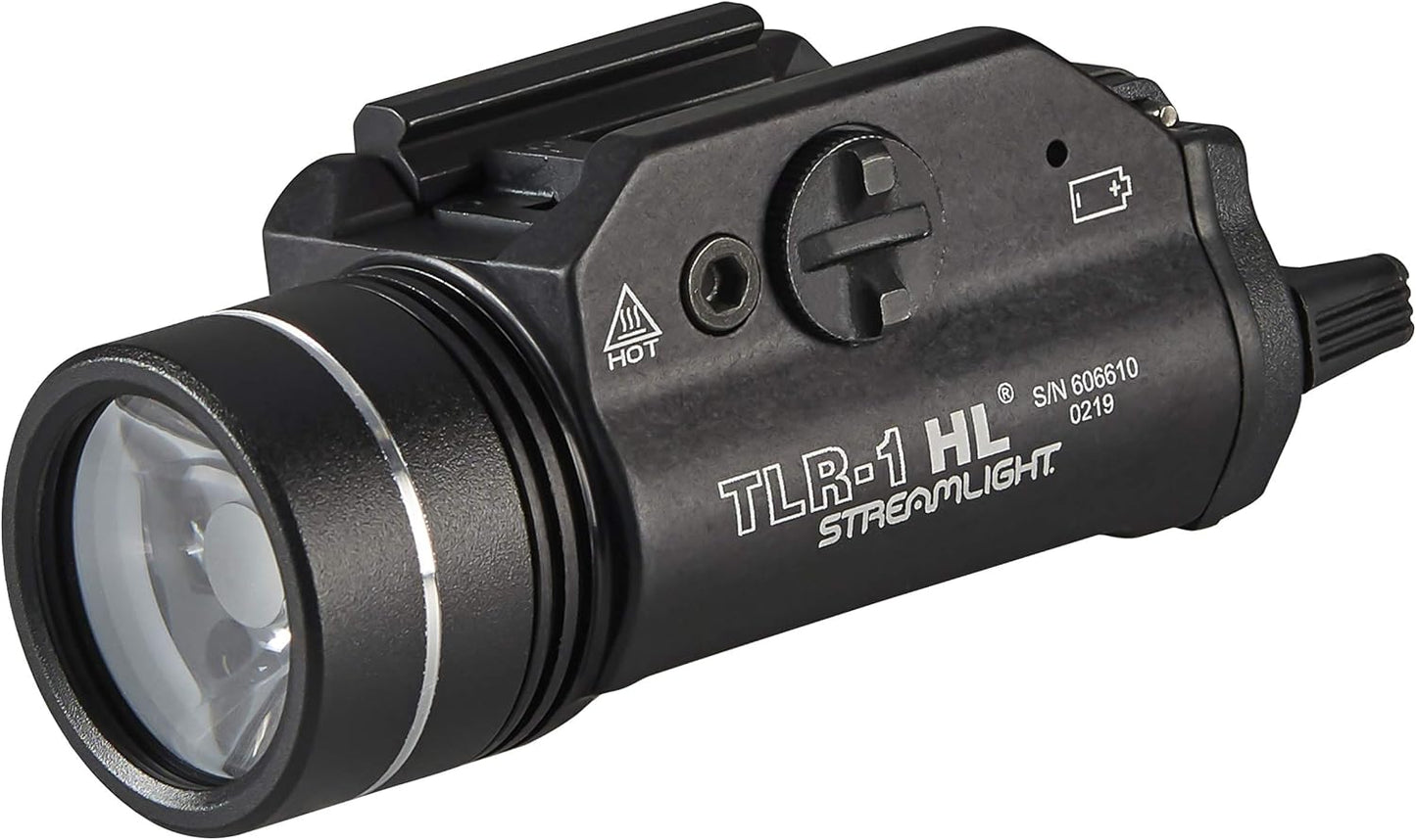 Streamlight 69266 TLR-1 HL 1000-Lumen 20000 Candela Rail-Mounted Tactical Weapon Light with Specific Compatibility Rail Locating Keys, Flat Dark Earth