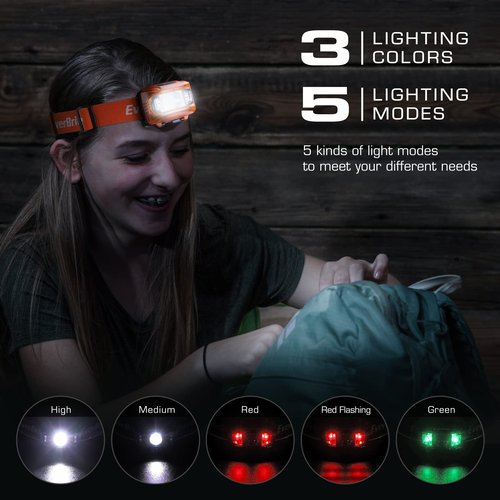 EverBrite 2-in-1 Mini Lanterns and 2 Pack Headlamp