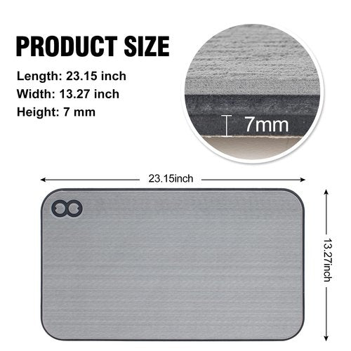 WOOWAVE EVA Mat Cooler Pad for YETI Tundra 45,Peel & Stick Application, Non Slip Comfort Accessories (Grey)