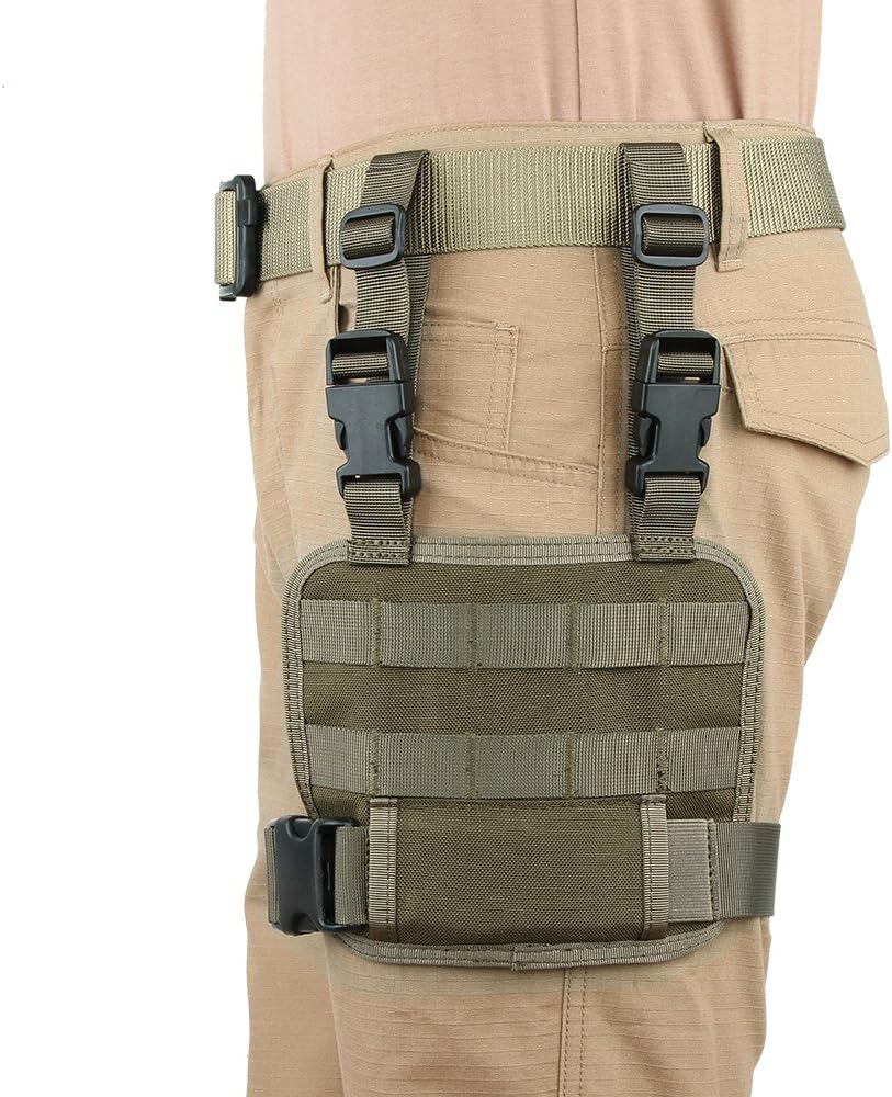 EXCELLENT ELITE SPANKER Tactical Drop Leg Platform MOLLE Adjustable Drop Leg Panel for Pistol Holster