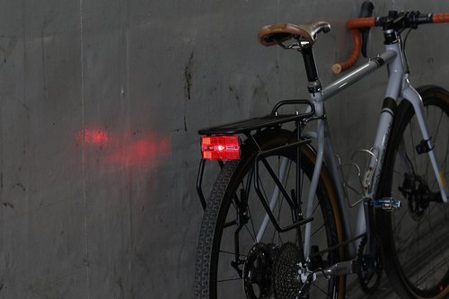 CATEYE Reflex Rack Bike Safety Light – IPX4 Waterproof Rear Reflector & LED Safety Light for Rear Bicycle Racks, Fits Urban, Commuter, Touring Bikes, 200+ Hour Runtime, AA Battery