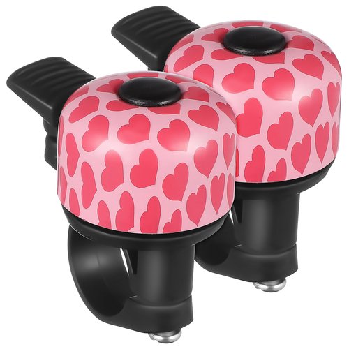 Toddmomy Kids Bike Bell: 2 Pcs Mini Bicycle Bell for Kids Adults, Mini Loud Bike Ring for Scooter Bicycle