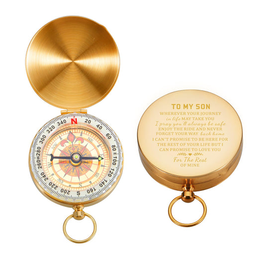 for College Guys, for 18 Year Old Boy, Compass Graduation Gift for Sons Adult, Compass for Kids, First Communion Gifts for Boys, Baptism Christian Inspiration Gift for Grandson