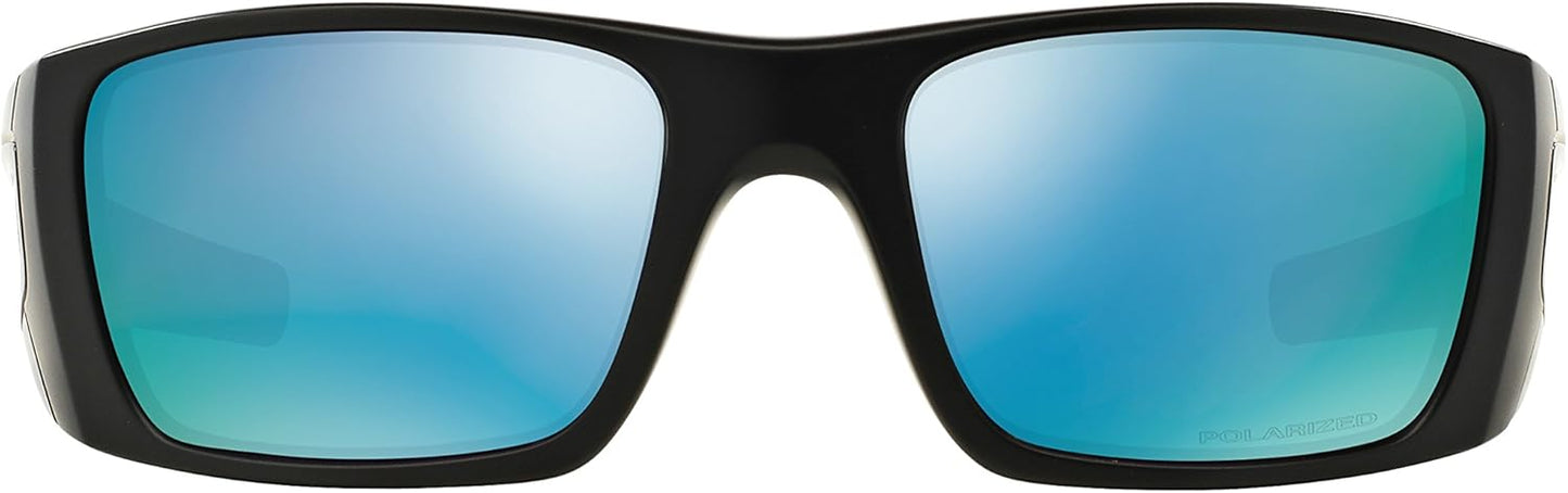 Oakley Fuel Cell Sunglasses Matte Black with Prizm Deep H2O Polarized Lens