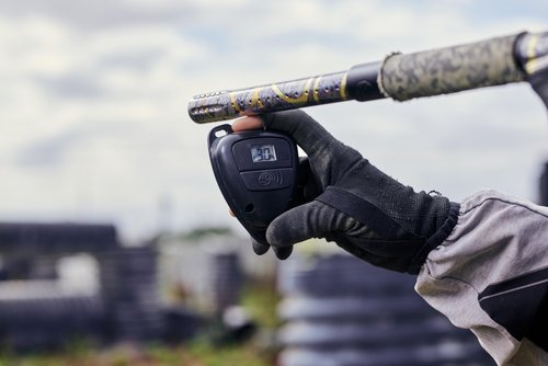 Sports Sensors Paintball Radarchron - Doppler Radar Sensor Measures Paintball Marker Speeds Between 150 and 450 Feet Per Second Instantly. (Tactical Black)