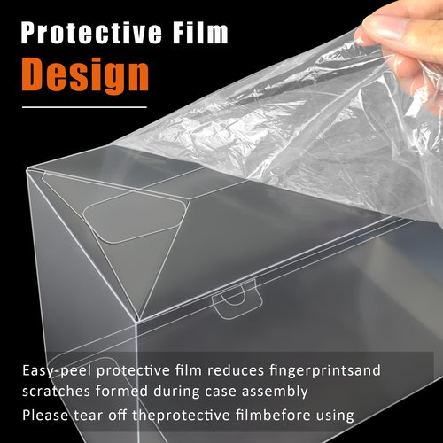 Clear Plastic Protector Case for 2-Pack-Funko-Pop Figures, Protector Case Compatible with Funko Pop 2-Pack Figures Boxes- 5 Pack