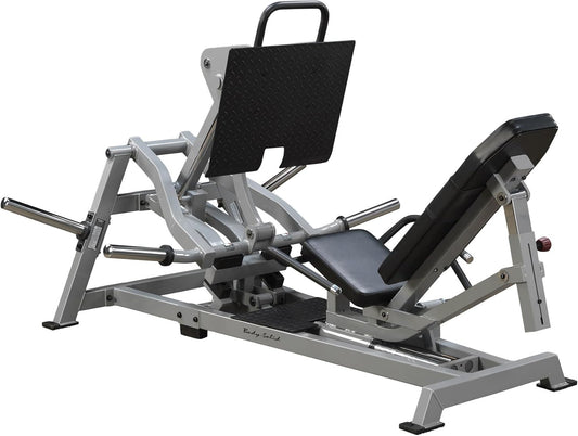 Body-Solid (LVLP Leverage Horizontal Leg Press Machine for Home Gym - Heavy Duty Workout Equipment for Full Lower Body Workouts, 1000lb Weight Capacity