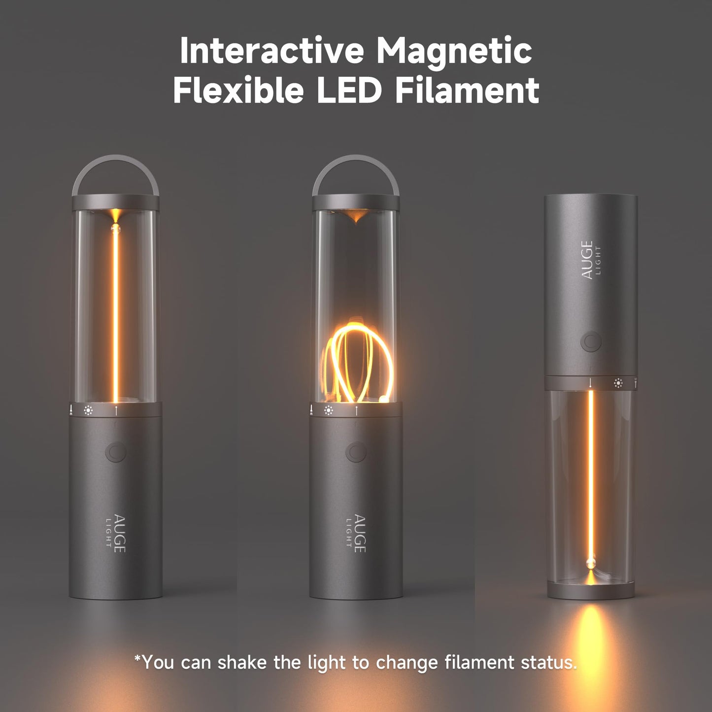 AUGE LIGHT 4-in 1 Portable Camping Lantern Rechargeable Camping Lights LED Flashlight with Hidden Hook SOS Mode Ultra-Long Life 35H Ambient Tent Lights for Household Essentials,Hiking,Camp,Outdoor