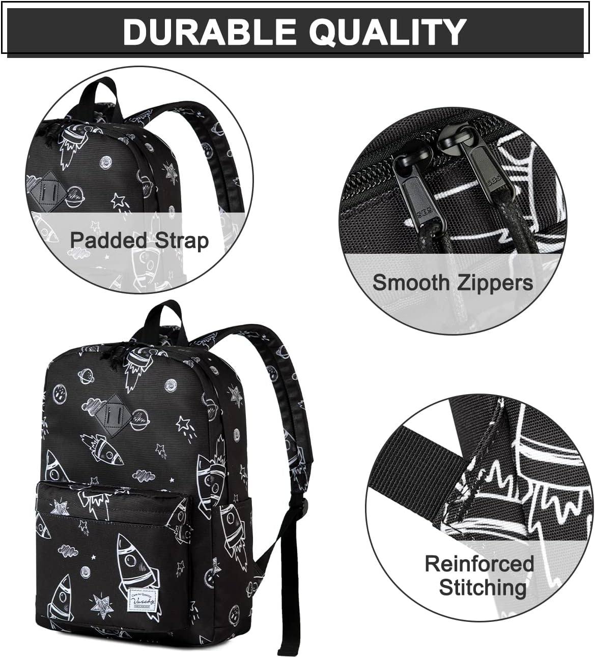 VASCHY Backpacks Handbags, Lavender, M
