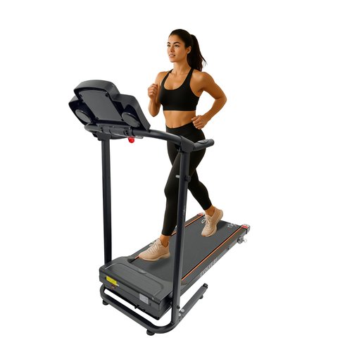 Motorized Electric Treadmill for Home, Bluetooth, Speaker, USB Port, AUX - Fitness App,3 Level Manual inclination & Foldable Running Machine with 12 Programs, 6.2 M/hr Speed