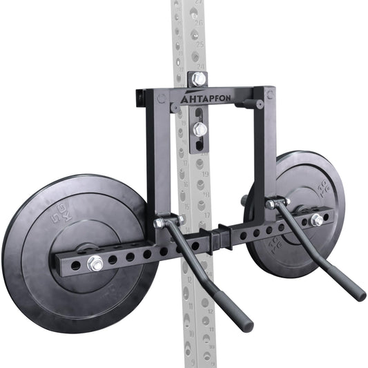 AHTAPFON Lateral Raise Attachment for Power Rack Attachment,Standing Lateral Raise Machine with 1-inch Hole,Upper Body Strength Training Equipment for Home Gym