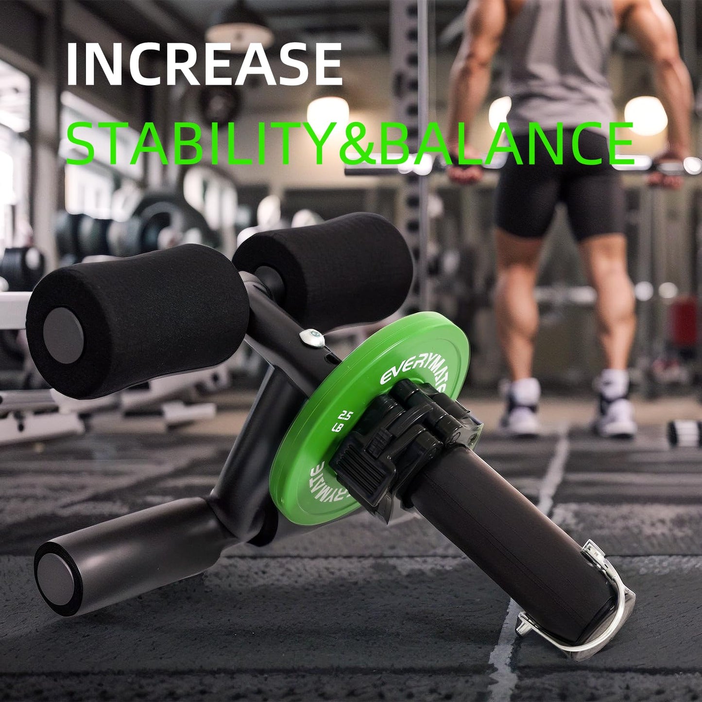 EVERYMATE Tib Bar Tibialis Trainer Calf Raise Machine for Strength Training, Tibialis Bar Leg Workout Equipment,Tibia Dorsi Calf Raise Machine,Knees Over Toes Equipment for Strengthening Calves/Ankles