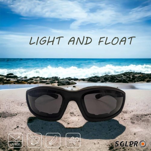 SOL PRO Motorcycle Riding Glasses, Polarized Lens 100% UVB/UVB, Super Light, For Outdoor Activity Sports