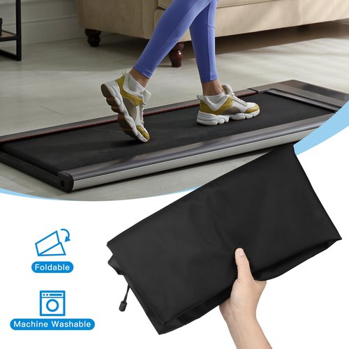 Xxerciz Walking Pad Cover, Oxford Under Desk Treadmill Cover, Waterproof Dust-Proof Protective Treadmill Cover with Drawstring for Home Treadmill Office Under Desk (50 * 21 * 4.6 Inch)