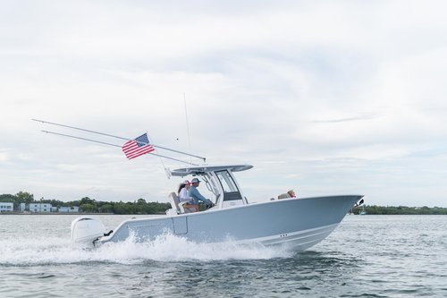 South Wind Designs Premium 36" Boat Rod Holder Flagpole with Rotating Flag Mounts, Durable Easy to Store Rod Holder Boat Flag Pole. 3 Foot Boat Flag Pole Rod Holder.