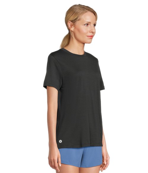 Smartwool Womens Active Mesh Short Sleeve Black Medium