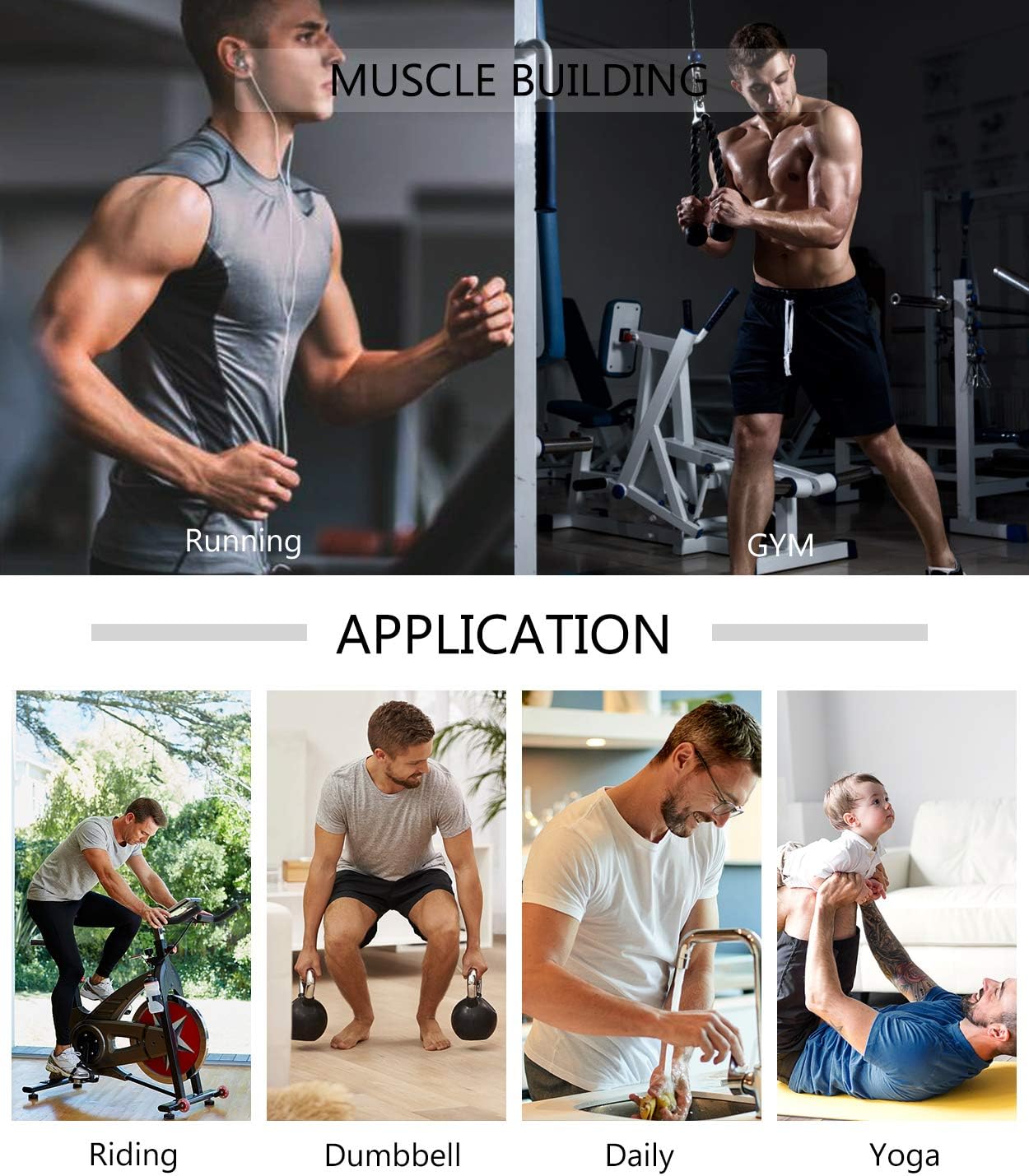 NonEcho Men Neoprene Waist Trainer Sauna Vest Gym Hot Sweat Tank Top Workout Shirt Shapewear Body Shaper No Zipper