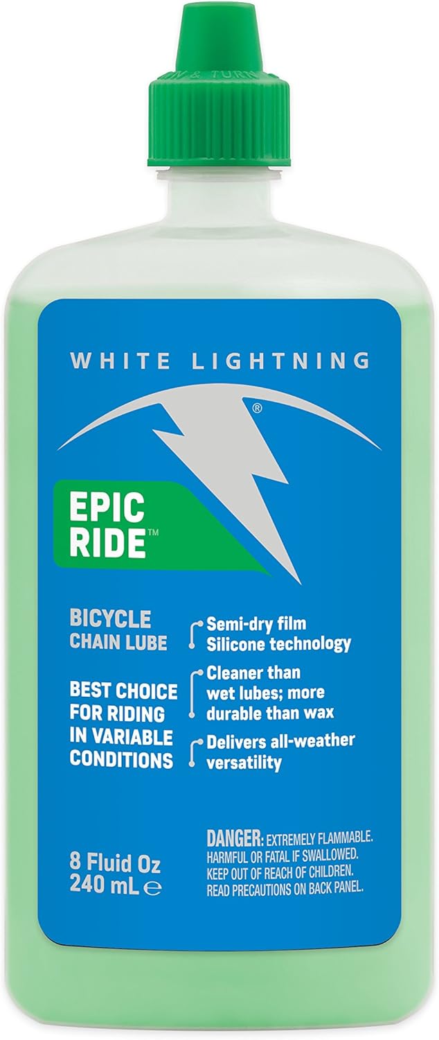 White Lightning Epic Ride All Conditions Light Bicycle Chain Lube Collection
