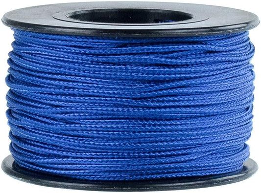 Micro Sport Cord 1.18mm X 125 Ft Small Spool Lightweight Braided Cord (Royal Blue)