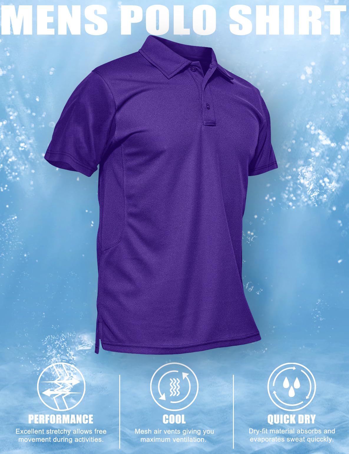 MAGCOMSEN T Shirts for Men Work Shirts for Men Short Sleeve Tactical Shirt Golf Polo Shirt Polo Shirts for Men T Shirts Golf Shirts Hiking Shirts Fishing Shirts