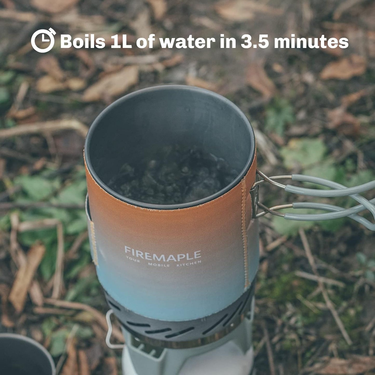 Fire-Maple "Fixed Star 1" Backpacking and Camping Stove System | Outdoor Propane Cooking Gear | Portable Pot/Jet Burner Set | Ideal for Hiking, Trekking, Fishing, Hunting Trips and Emergency Use