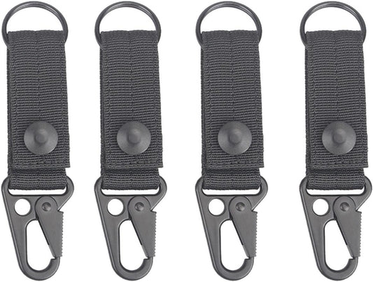 XTACER Tactical Molle Key Ring Gear Key Keeper Keychain Snap Secure Kit of Attachments