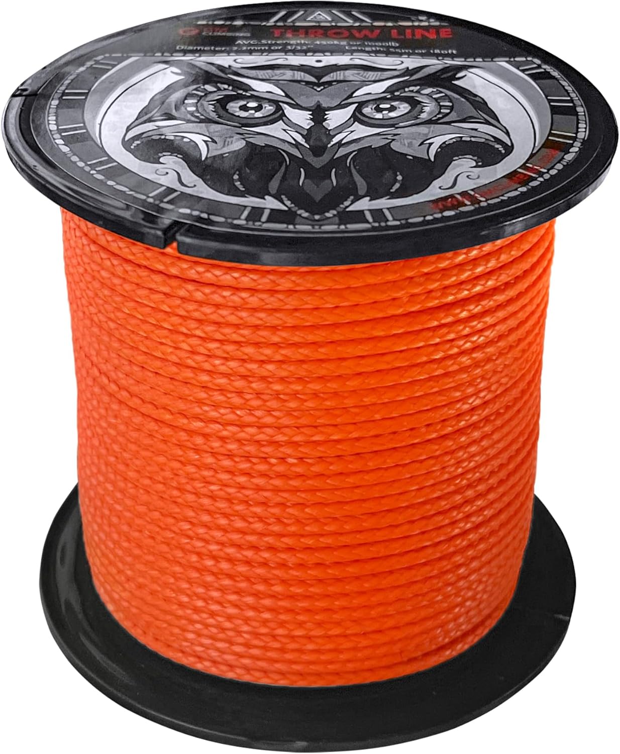 GM CLIMBING Throw Line 1.7mm 180Ft Roll Green UHMWPE Cord 650LBS High Strength for Tree Climbing Arborist Outdoor Utility Cord