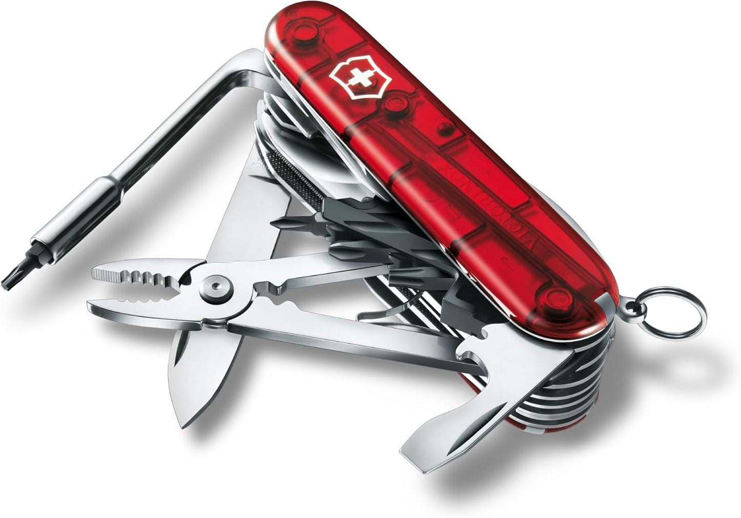 Victorinox - Cybertool 34 Swiss Army Knife (Translucent Red) 17725