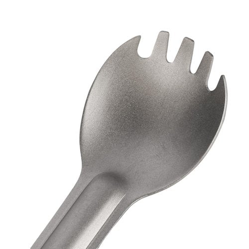 Long Handle Spork Eco-Friendly Ultralight Portabale Flatware for Outdoor Camping Backpacking Hiking Travel Picnic Tableware with Bag(Spork)