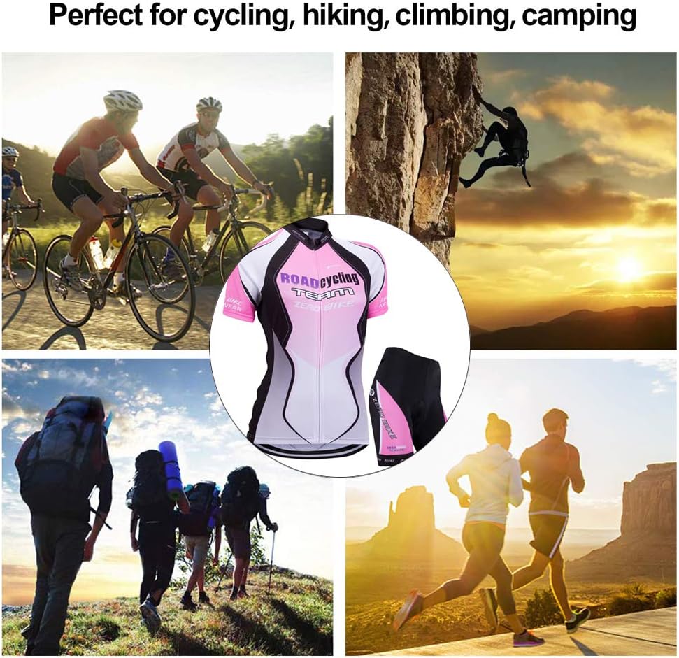ZEROBIKE® Women's Short Sleeve Cycling Jersey Jacket Cycling Shirt Quick Dry Breathable Mountain Clothing Bike Top