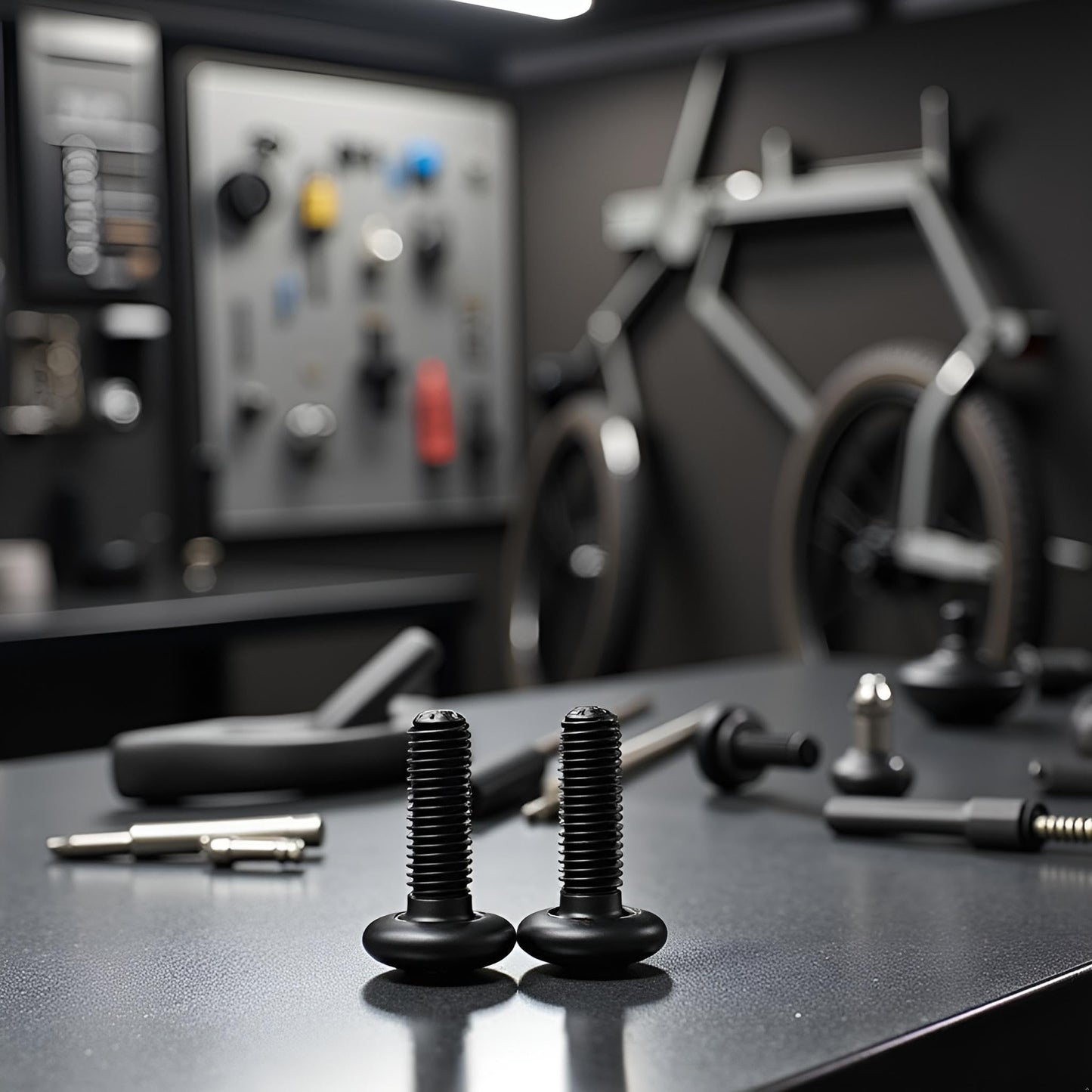 8Pcs Black Bike Shoe Cleat Mounting Screw for SPD - Pedal Steel Pedals Bike Pedals and Cleats and Cleats Parts and Components