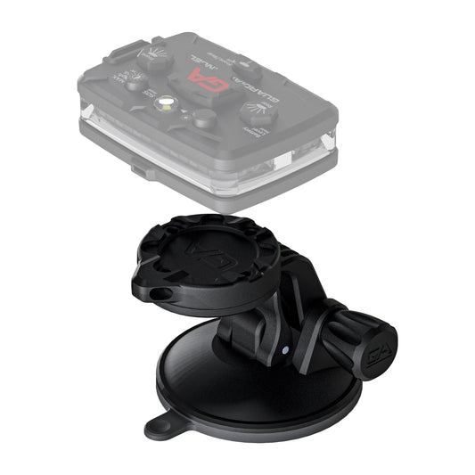 Guardian Angel Suction Cup Mount Accessory – Magnetic Mount with Screw-in Feature – Adhesive Rubber Suction Cup with Snap Lock – for Windshields, Dashes, Windows, Stop/Slow Signs & Smooth Surfaces