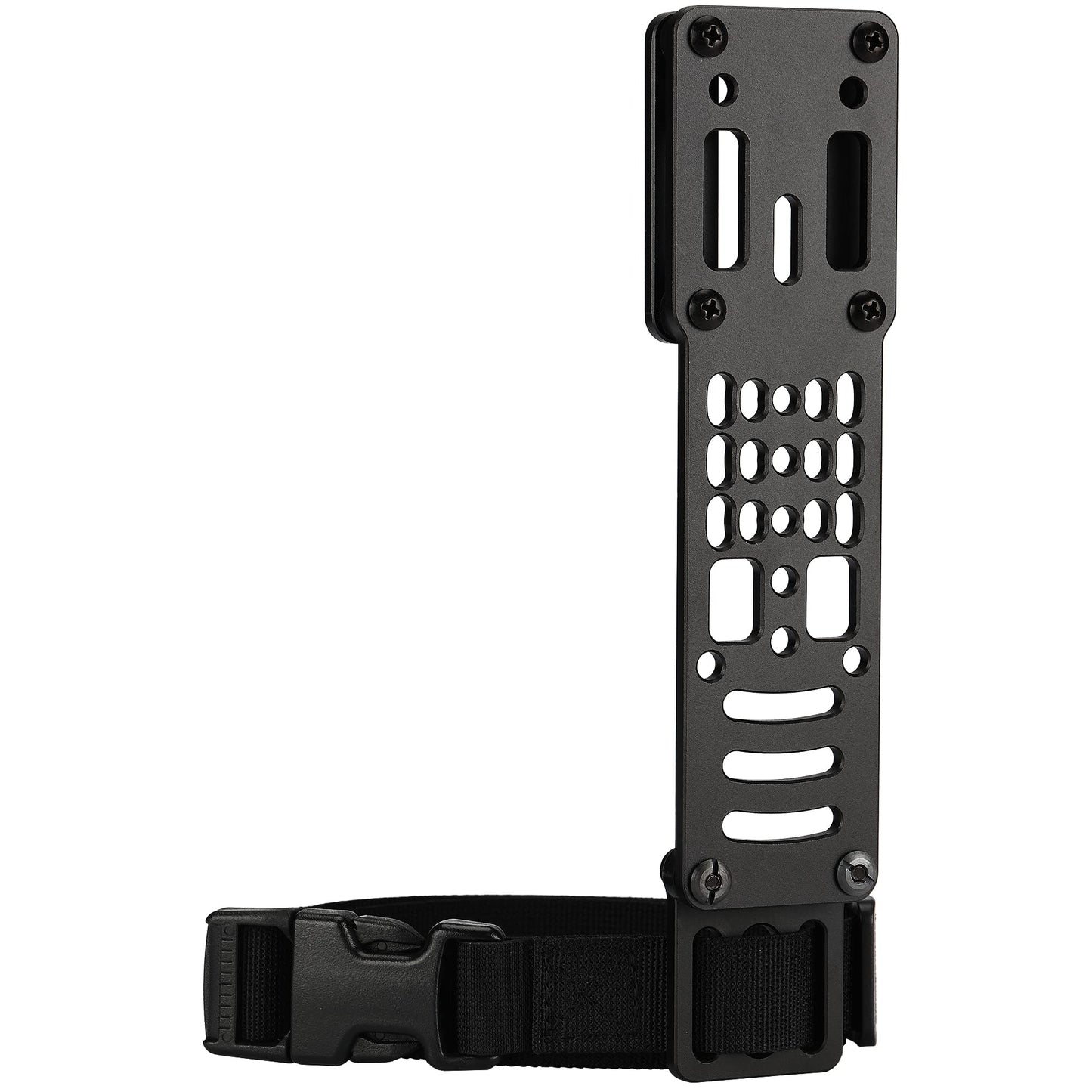 Guayma Drop Leg Holster Adapter Duty Belt Accessories for QLS Kit,Modular Holster Adapter with Thigh Strap Airsoft Tactical Police Gear,BK