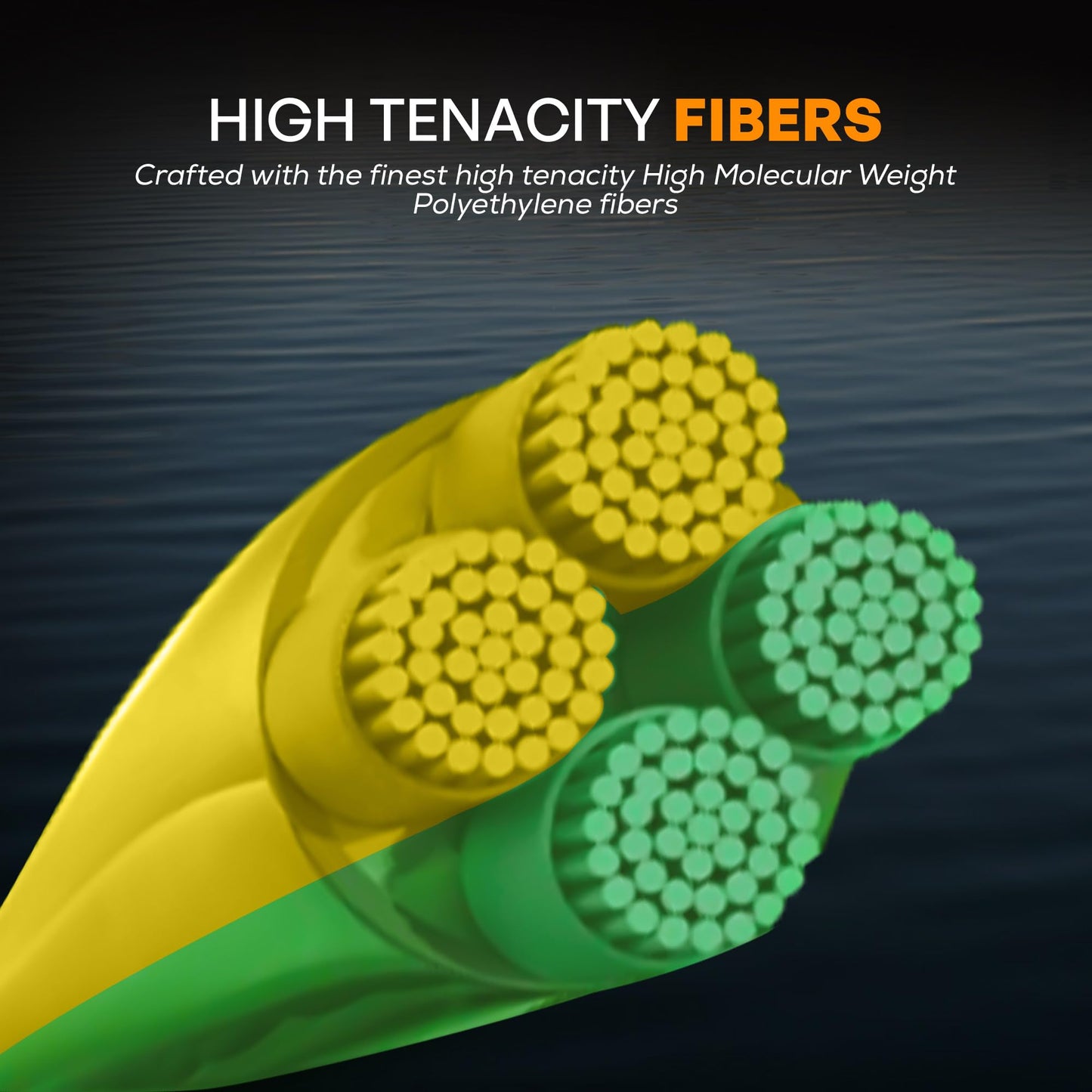 FINS Crappie Braid - Ultra-Strong, Thin Diameter Braided Fishing Line Reels for Crappie, Perch & Sunfish - 4 lb - 100 Yds - Slate Green