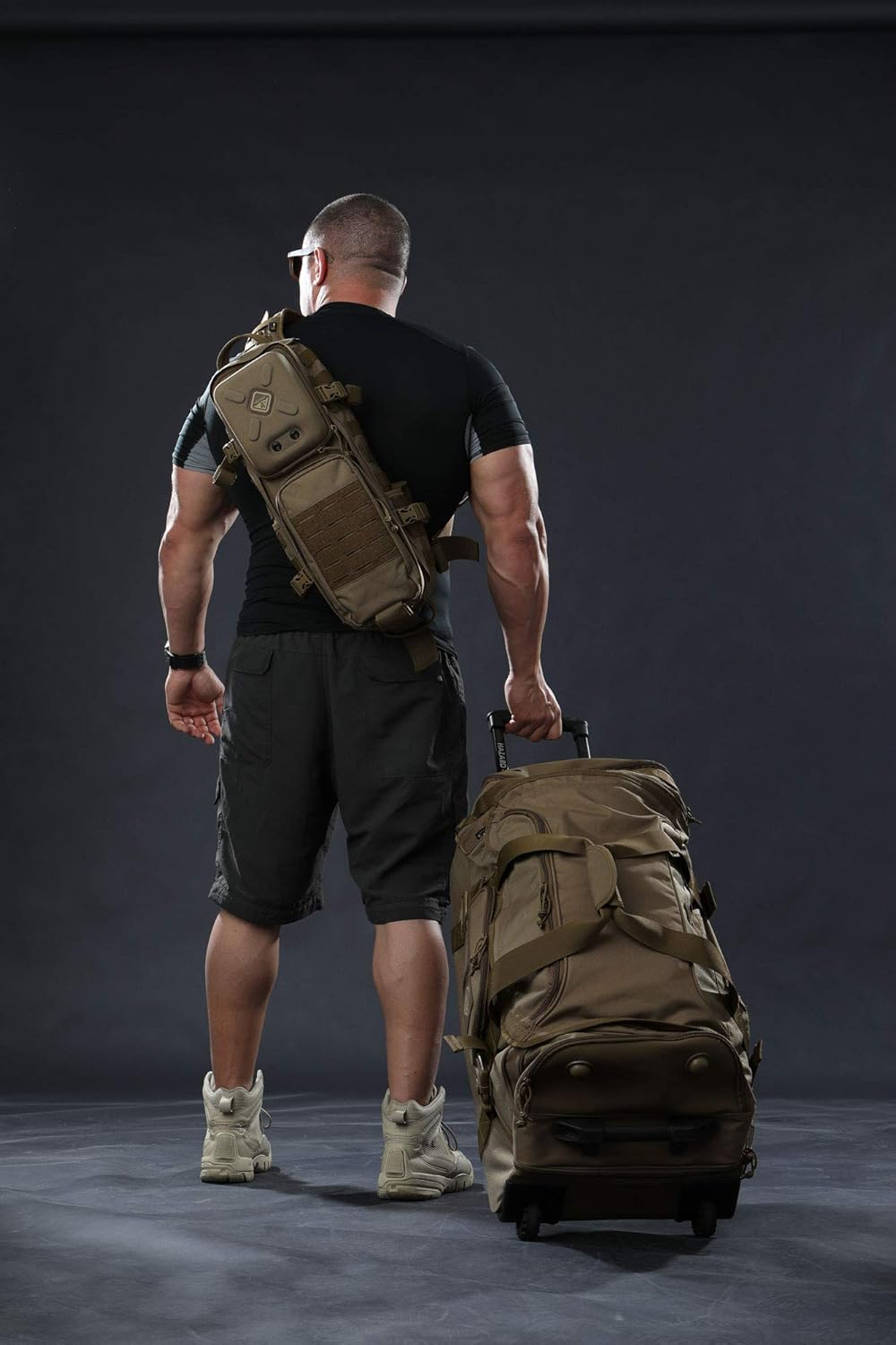 HAZARD 4 Plan B V17 - Semi-Hard Shell Sling Bag, Small Tactical Bag, Military Modular Webbing, Attachment Compatible (11.8L)