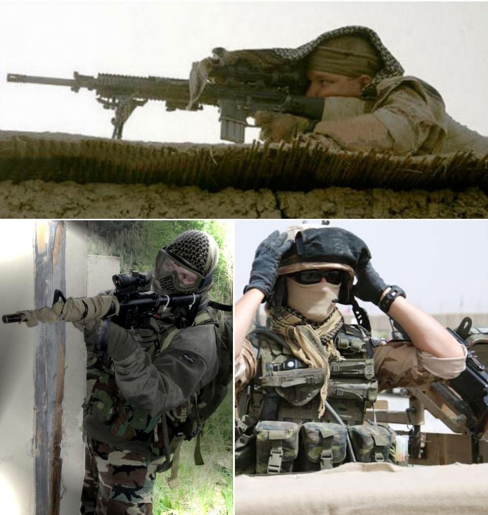 Afgan Stole Military Shemagh Tactical Arab Desert Keffiyeh Scarf Neck & Head Wrap Turban Woven Cotton 100%