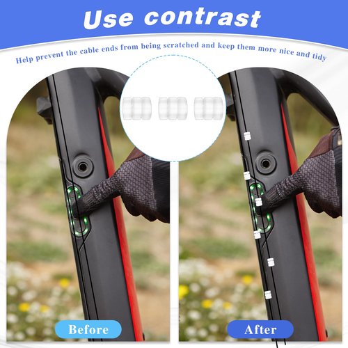 Bike Brake Gear Shifter Cable Kit, Universal Bicycle Gear Shifter Cable Professional Transmission Line Cycling Shift Wire Housing Kit Mountain Road Bike Repair Replacement Accessories