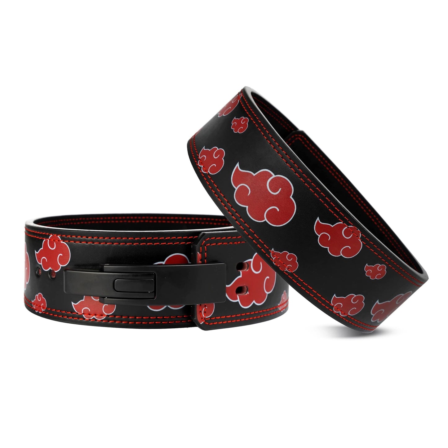 Akatsuki Weight Lifting Lever Belt | 10mm Premium Leather Weightlifting Belt for Powerlifting, Bodybuilding, Deadlift, Squats, Exercise Workout | Heavy Duty Best for Men & Women (Medium)