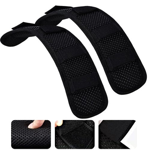 ZINMARK 2Pcs Shoulder Strap Pad, Backpack Strap Pads, Shoulder Pads Cushions for Tactical Vests, Laptop Bags, Messenger Bags, Briefcases, Luggage, Tool Bags, Travel Bags etc, Black