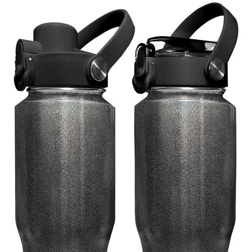 SENDESTAR Straw Lid for Hydroflask Wide Mouth Water Bottle with 12,16,18,20,24,32,40,64 oz, Auto Flip Straw Top Cap fit Most Wide Mouth Bottles, Sports Cap Water Bottle Accessories Top Replacement