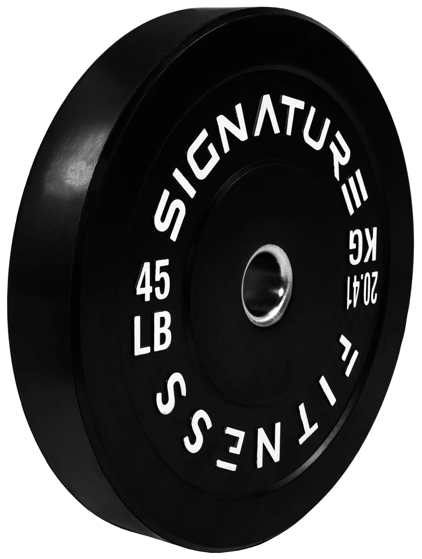 Fitvids 2" Olympic Bumper Plate Weight Plates with Steel Hub, 45LB, Single