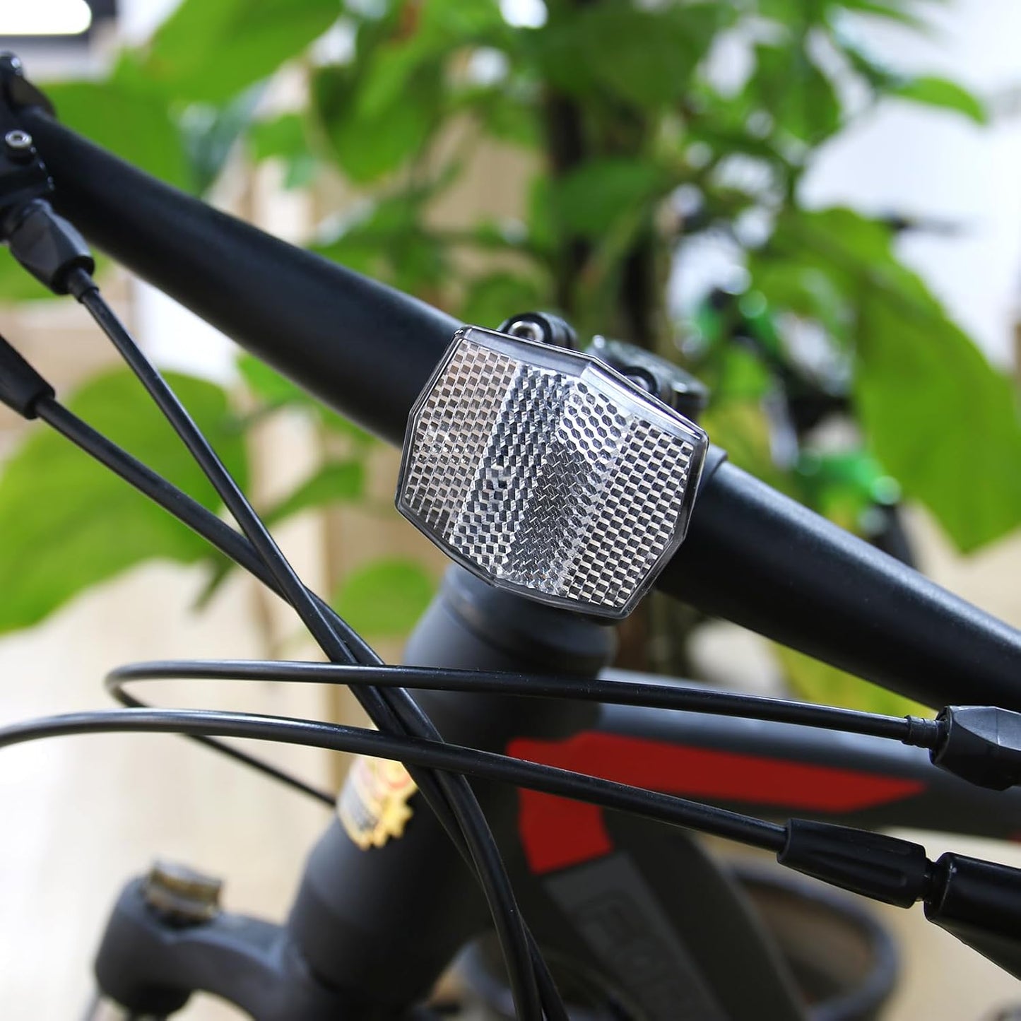Quality Kids(Small) Bike Front&Rear Reflectors Kit for Handlebar and Seatpost (RED+White)