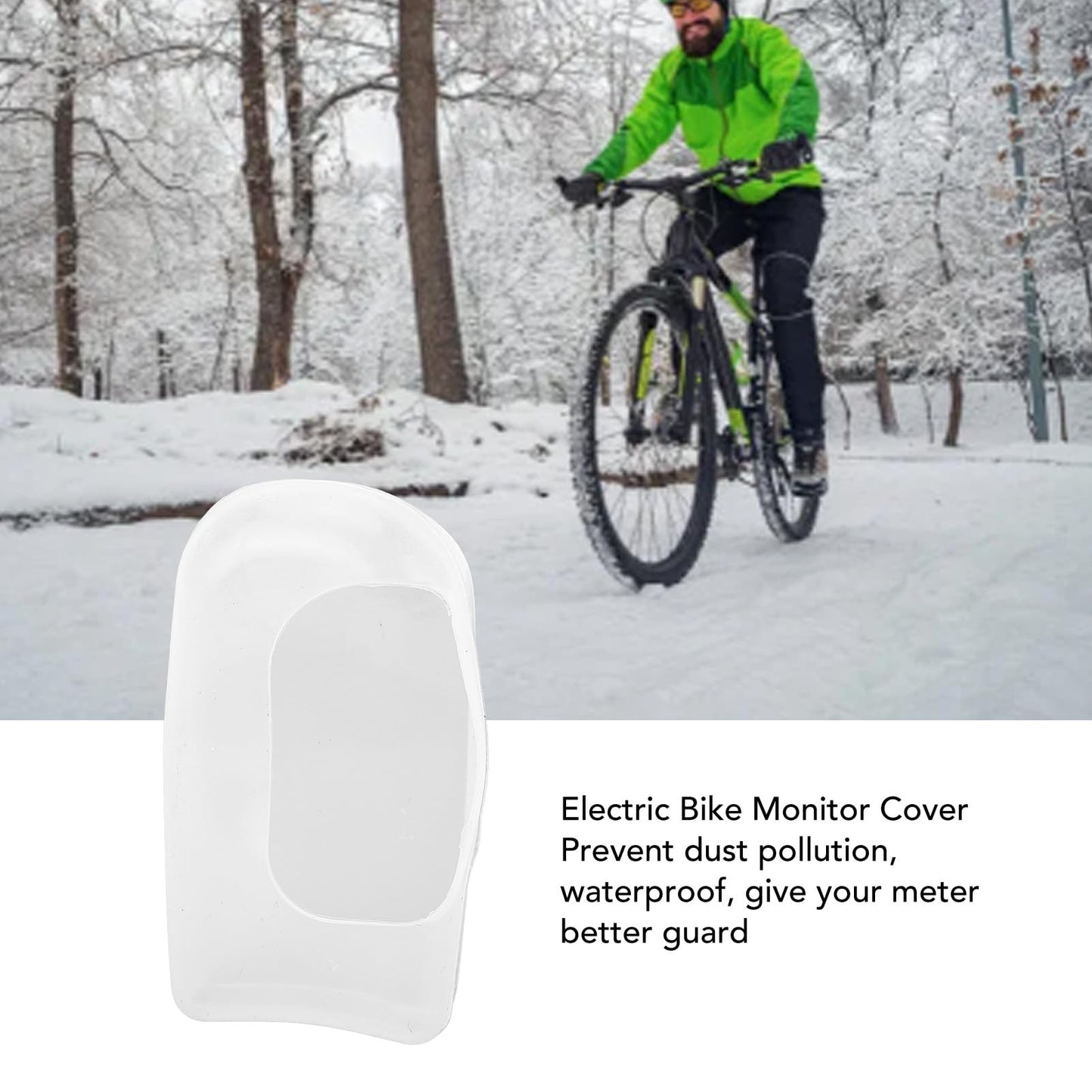 Keenso Electric Monitor Cover, Silicone Protective Cover for 790 810 880 Display Screen, Waterproof, Dustproof, Clear View, Universal Fit, Lightweight