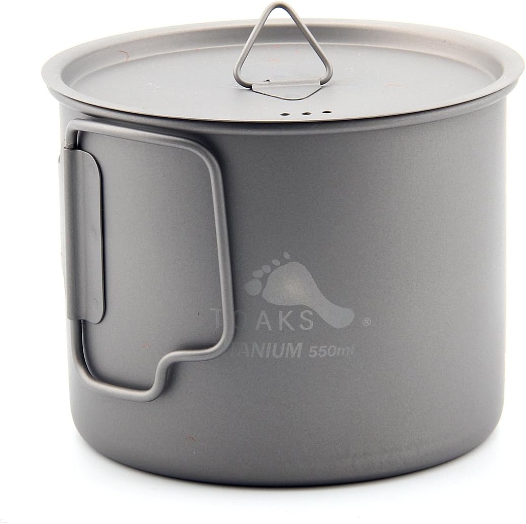 TOAKS LIGHT Titanium 550ml Pot (Ultralight Version)