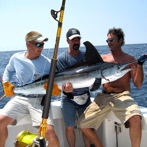 TRHUNTER Offshore Trolling Rod Saltwater Big Game Boat Fishing Rod Heavy Duty Roller Rod (6' - 80-120lbs - Carbon Butt)