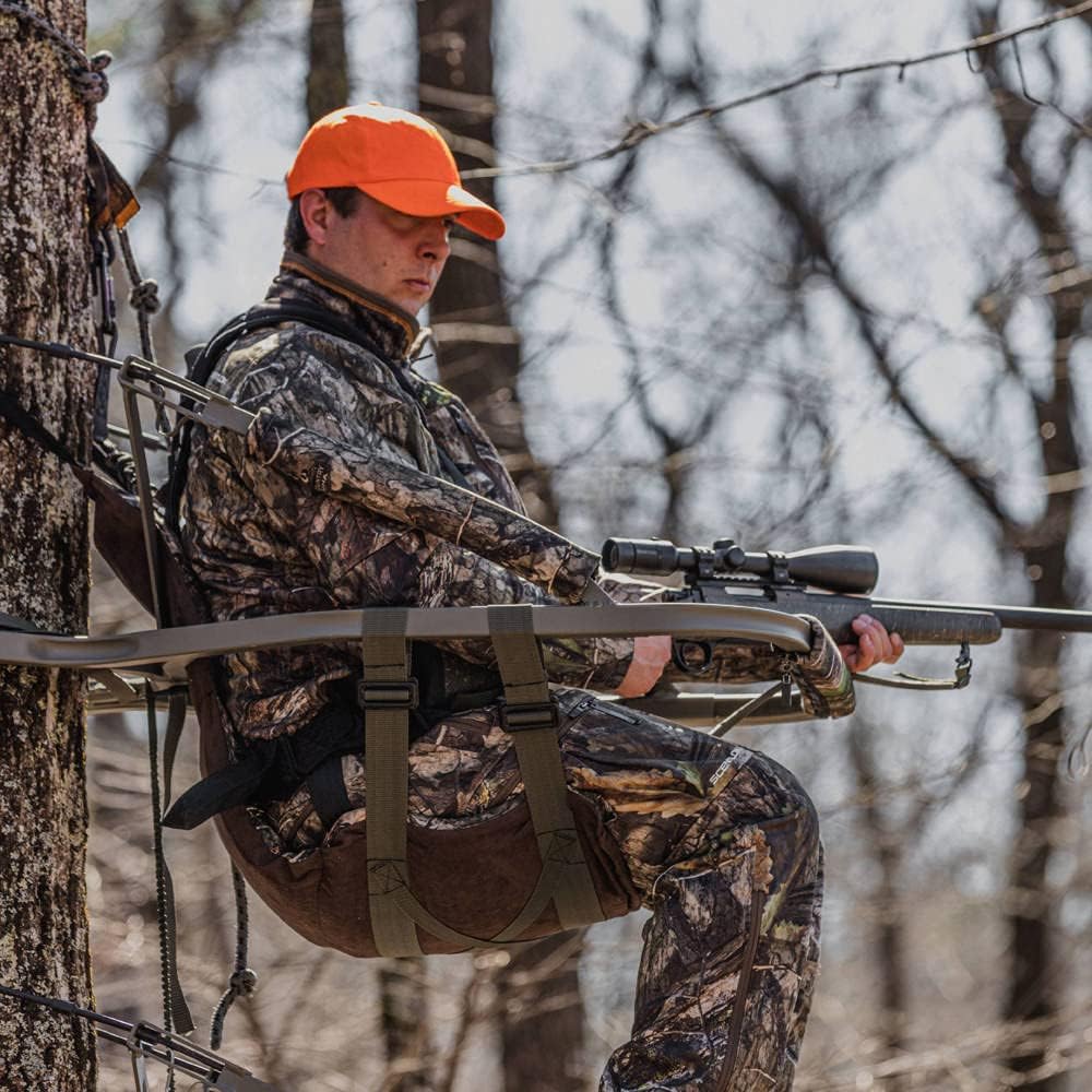 Goliath SD Climbing Treestand by Summit Treestands - Mossy Oak Camouflage