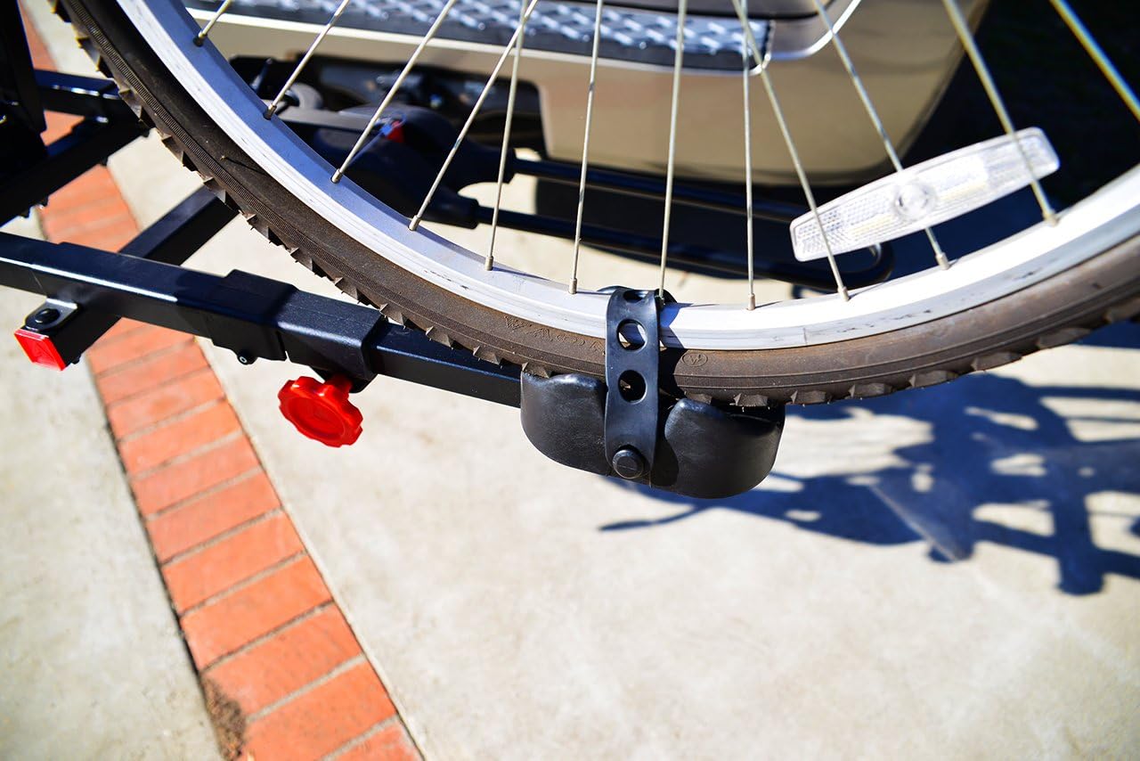 Allen Sports Deluxe 2-Bike Hitch Mount Rack - Heavy-Duty Silver/Black (Model 522RR)